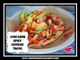 Low Carb Spicy Ceviche Tacos