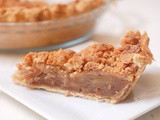 Apple crumble pie