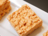 Butterscotch rice krispy treats