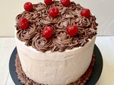 (Cherry) Chocolate cake with vanilla buttercream