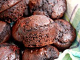 Chocolate chocolate chunk muffins