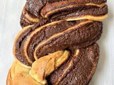 Chocolate tahini babka