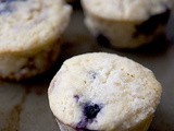 Coffee chain blueberry lemon muffins