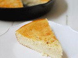 Cornmeal custard cake