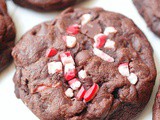 Double chocolate chip peppermint cookies