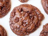 Double chocolate fudge cookies