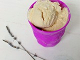 Honey lavender ice cream