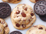 Oreo stuffed chocolate chip cookies