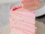 Pink champagne cake