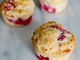 Raspberry lemon ricotta muffins and a giveaway