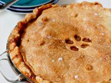 Salted caramel apple pie