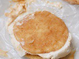 Snickerdoodle salted caramel ice cream sandwiches