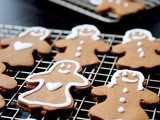 Thick and chewy gingerbread cookies