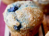 Whole wheat lemon blueberry muffins (a Whole Foods recipe)