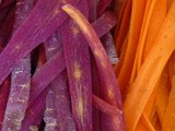 Carrot Ribbon Pasta w/ Creamy Pesto Sauce – Gluten-Free