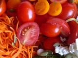 Late Summer Salad with Spiralized Veggies