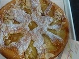 Caramelized Pear and Almond Cake with Wattle Seed