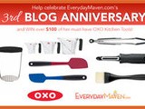 3rd Blog-Anniversary Giveaway from oxo Kitchen Tools