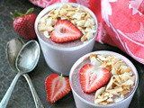 Coconut Strawberry Chia Seed Pudding