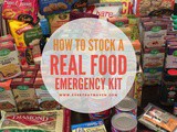 How To Stock a Real Food Emergency Kit {free Downloadable Menu and Shopping List}