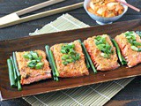 Roasted Salmon with Kimchi Butter