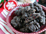 Slow Cooker Chocolate Cranberry Clusters with Hawaiian Pink Salt