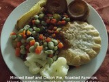 Minced Beef Pie with Yorkshire Pudding