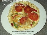 Tomato, Mushroom and Pepper Omelette
