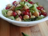 Chickpea,Cucumber & Pomegranate Salad | Summer is here