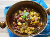 Chili con Elote -Chili with Corn | Mexican comfort for chilly nights