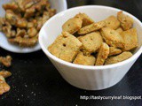 Nutty Cheese Crackers | Easy n Tasty
