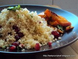 Spiced Couscous with Roasted Carrots