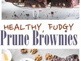 Healthy Prune Chocolate Brownies