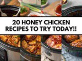 20 Easy Crockpot Honey Chicken Recipes | Must Try Slow Cooker Honey Chicken Recipes