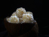 Coconut Ladoo with milkmaid recipe, nariyal ladoo