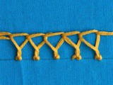 Crested Chain Stitch In Hand Embroidery (Step By Step & Video)