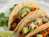 Crockpot Black Bean and Sweet Potato Tacos | Authentic Mexican Flavors, Easy Slow Cooker Mexican Dinner Ideas