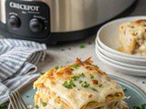 Crockpot Chicken Alfredo Lasagna: The Best Easy Slow Cooker Recipe