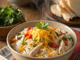 Crockpot Chicken and Rice Recipe | Slow Cooker Chicken and Rice