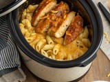 Crockpot Honey Pepper Chicken Mac and Cheese Recipe | Slow Cooker Honey Pepper Chicken Mac and Cheese