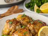 Crockpot Lemon Garlic Chicken Recipe | Slow Cooker Lemon Garlic Chicken