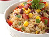 Crockpot Mexican Rice and Beans | Easy Slow Cooker Mexican Recipes with Authentic Flavors