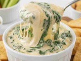 Crockpot Spinach and Feta Dip Recipe | Easy Party Dip, Warm Crockpot Appetizer, Crowd Pleasing Slow Cooker Dip