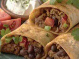 Easy Beef and Black Bean Burritos Recipe | Quick Black Bean Dinner Recipes & Meals with Black Beans