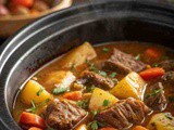 Easy Chunky Potato and Beef Stew Recipe | Best Crock Pot Beef Stew for Hearty Meals