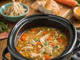 Easy Crockpot Chicken and Barley Soup Recipe | Hearty Slow Cooker Chicken Soup for Busy Families