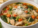 Easy Crockpot Chicken Orzo Soup Recipe | Hearty Slow Cooker Chicken Soup for the Whole Family