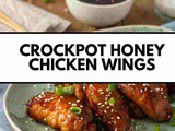 Easy Crockpot Honey Chicken Wings | Chicken Wing Slow Cooker Recipe