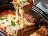 Easy Crockpot Vegetarian Lasagna Recipe | Crockpot Lasagna Slow Cooker for a Simple Meal