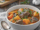 Easy Spiced Butternut Squash and Beef Stew Recipe | Best Crockpot Beef Stew for Busy Nights